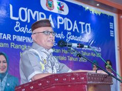 Memeriahkan HUT Kab. Gorontalo Tahun 2025, Pemkab Gelar Lomba Pidato Bahasa Lo Hulontalo