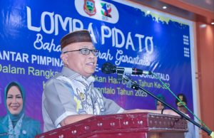 Memeriahkan HUT Kab. Gorontalo Tahun 2025, Pemkab Gelar Lomba Pidato Bahasa Lo Hulontalo