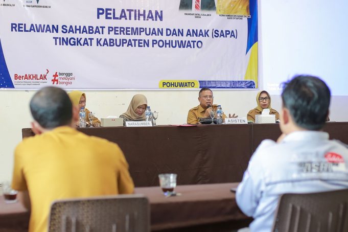 Disiapkan Melakukan Pemetaan Kerentanan Perempuan dan Anak, Pemkab Pohuwato Gelar Pelatihan Relawan SAPA