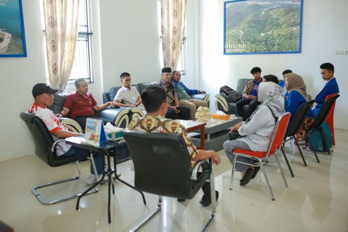 Wabup Iwan S. Adam Menerima Kunjungan Kadis Parekrafpora Provinsi Gorontalo