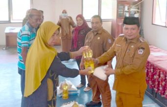 128 KPM di Paguat Menerima BLP3G, Camat Andri AR Pakilie Mengapresiasi Pemprov Gorontalo