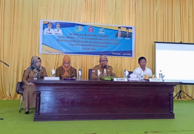 Dinsos Pohuwato Terus Memacu Pelaksanaan Bintek Pemutakhiran DTSEN Bagi PBI-JK