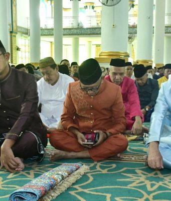Khidmat, Bupati-Wabup Pohuwato Salat Iduladha 1447 H di Masjid Agung Baiturrahim