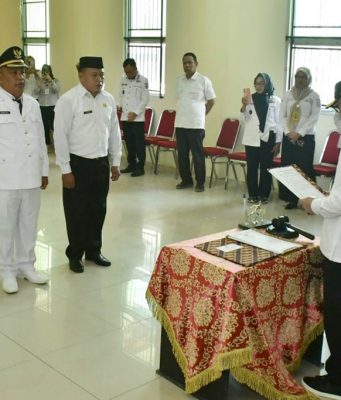 Iswan Gau Resmi Jadi Camat Buntulia Definitif, Bupati Saipul: Jaga Kondusivitas Wilayah